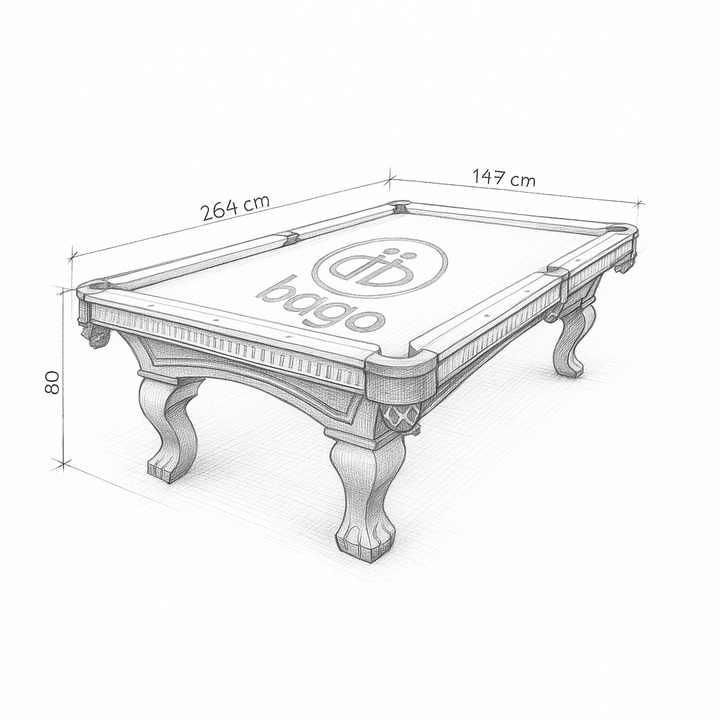 Mesa de Billar Profesional Roma