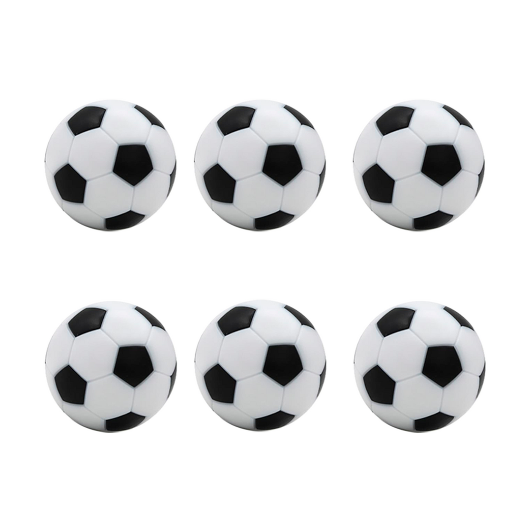 6 Pelotas Para Futbolito Con Diseño De Balón