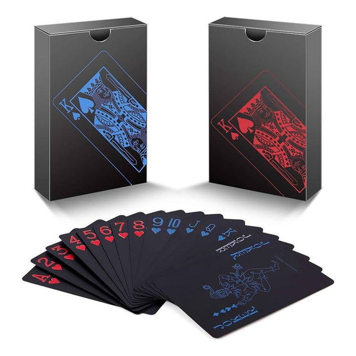 Set 2 Barajas Poker Negras