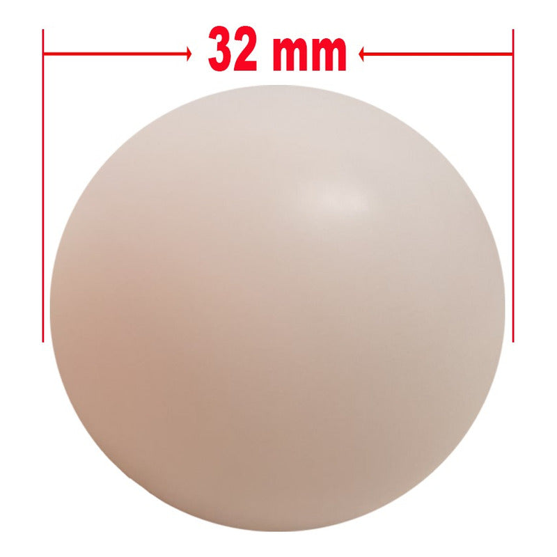 20 Pelotas de Futbolito Blancas