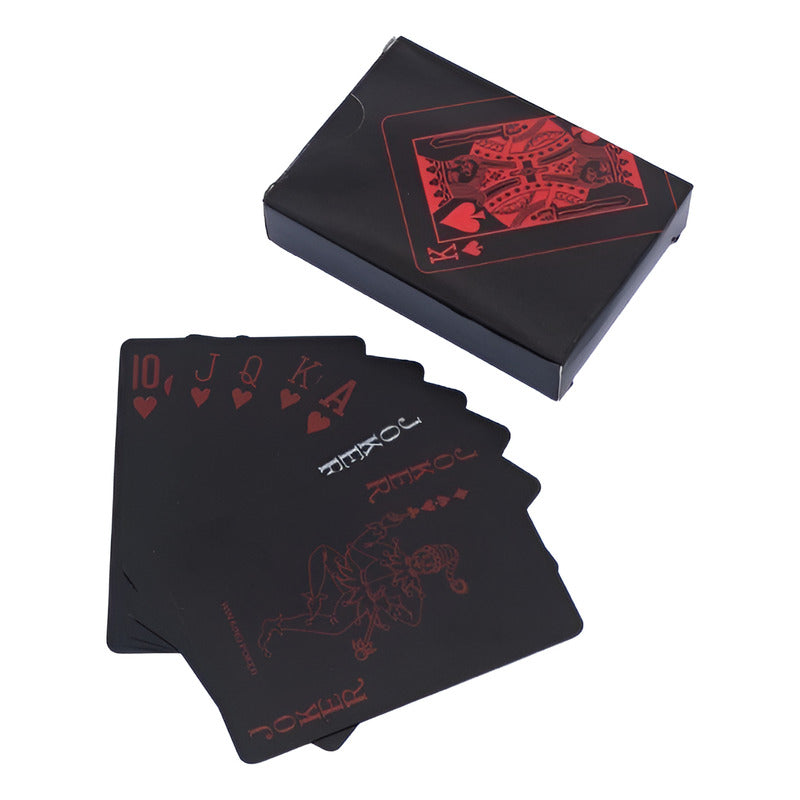 Baraja de Poker Negra