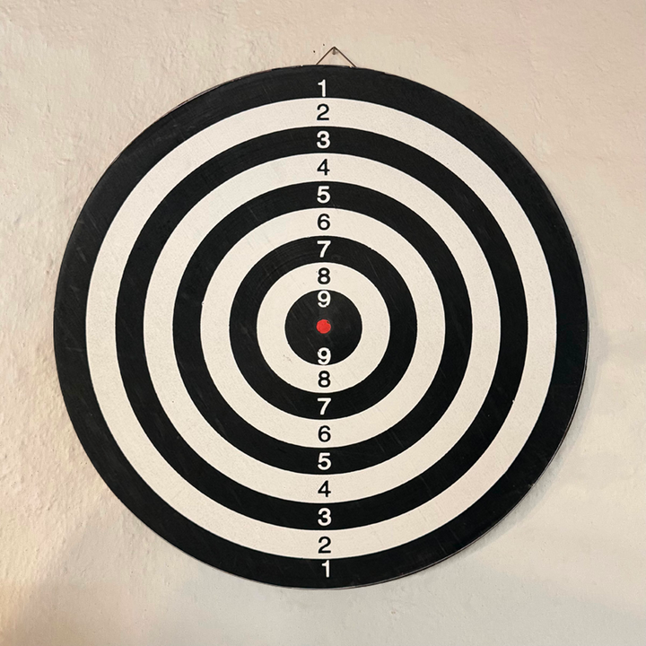 Tiro al Blanco Doble Cara de 18"