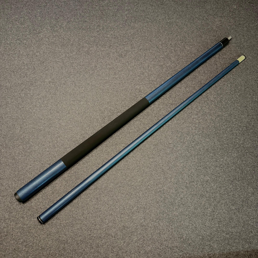 Taco de Billar Profesional de Grafito Azul + Guante de Regalo