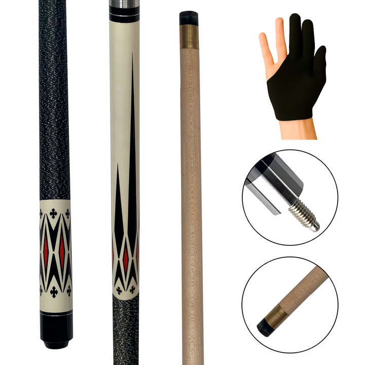 Taco de Billar Desarmable Pattern Tribal  + Guante De Regalo